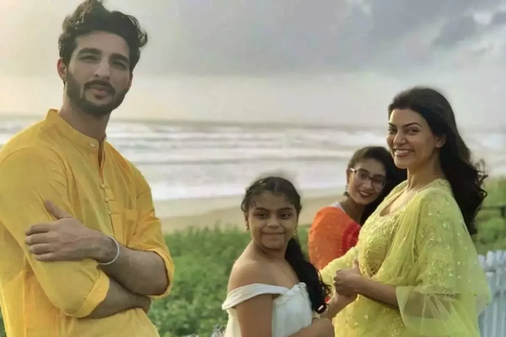 Rohman Shawl and Sushmita Sen