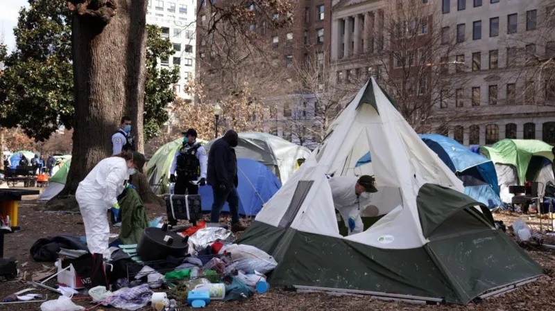 Trump homelessness plan Washington DC